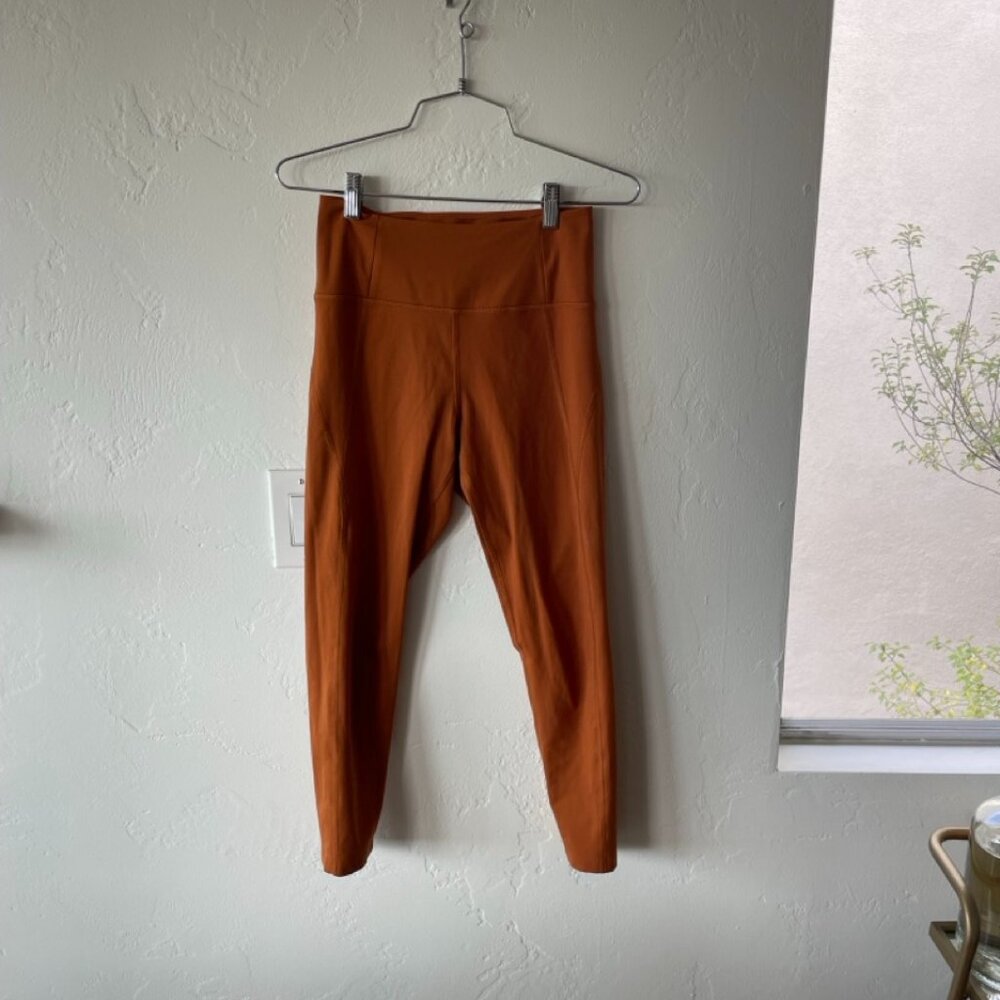 Girlfriend Collective Hi Rise Compressive Leggings 7/8 Length - Trail Color